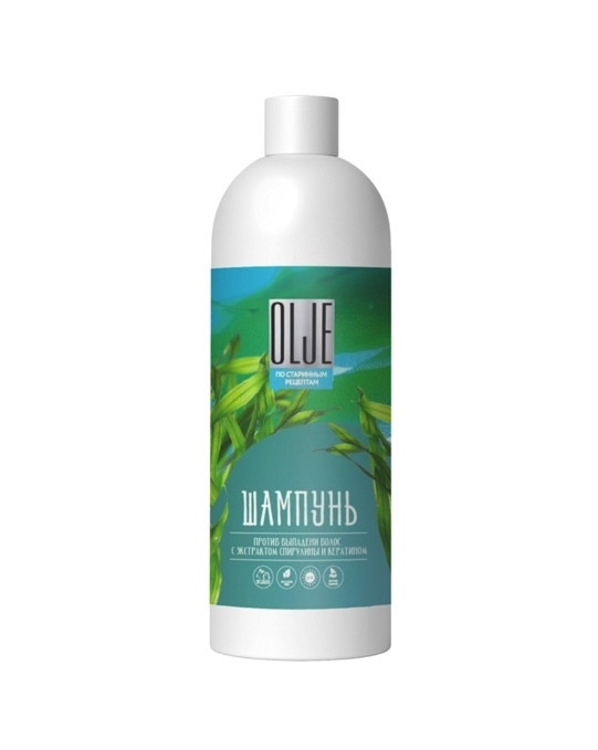 OLJE / Натуральный шампунь против выпадения волос с экстрактом концентрата спирулины и кератина 1000 мл в Ставрополе