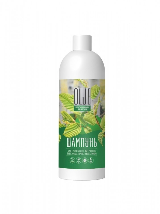OLJE Натуральный шампунь для сухих волос с экстрактом березовых почек и кератином 1000 мл в Ставрополе